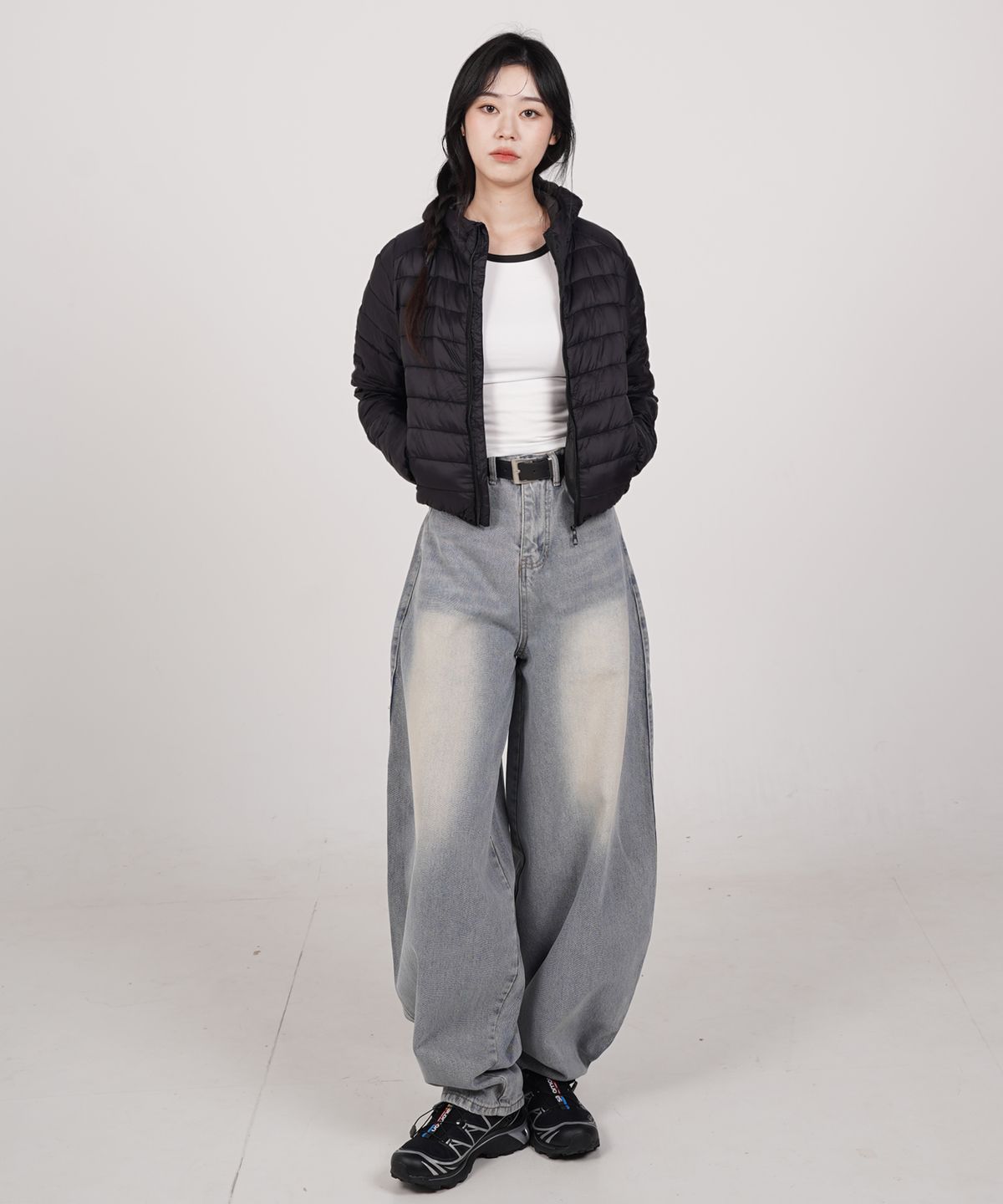 페이더먼트(FADERMENT) 소프트 경량 패딩(블랙)
