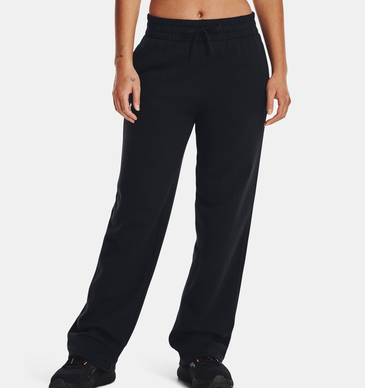 언더아머(UNDERARMOUR) 여성 UA 라이벌 플리스 스트레이트 레그 팬츠1381847-001