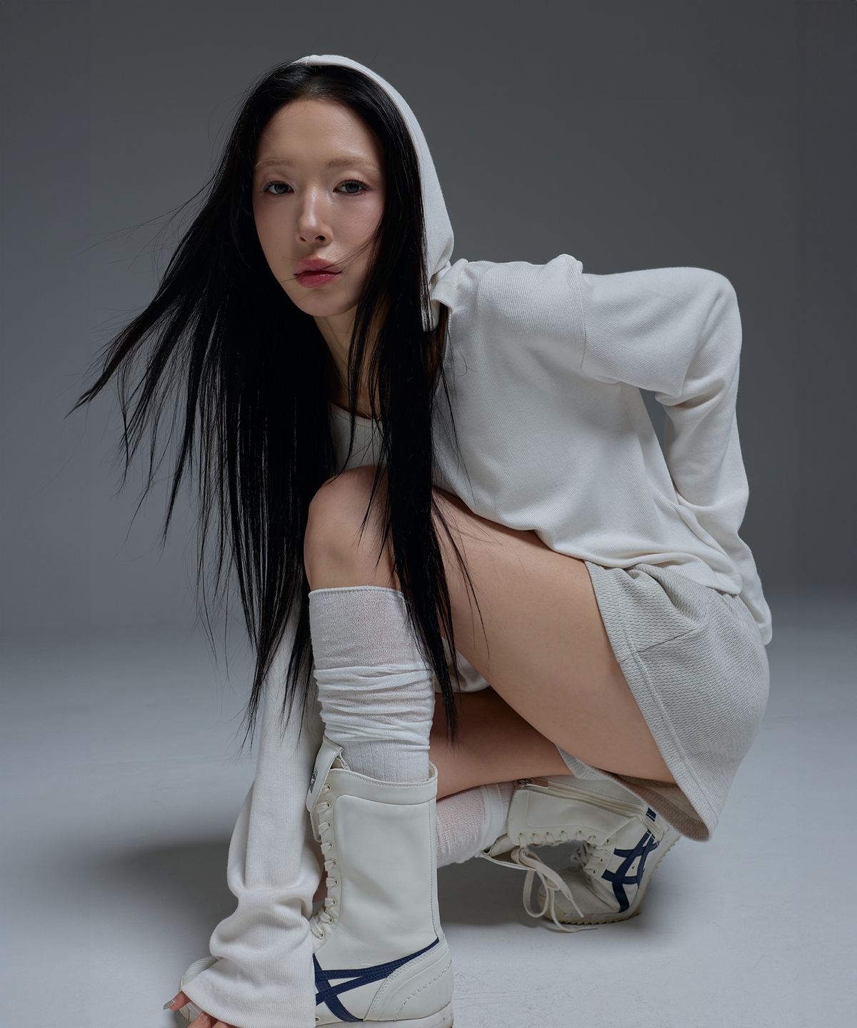 레디(RED.2) 와플셋업 숏팬츠 멜란지
