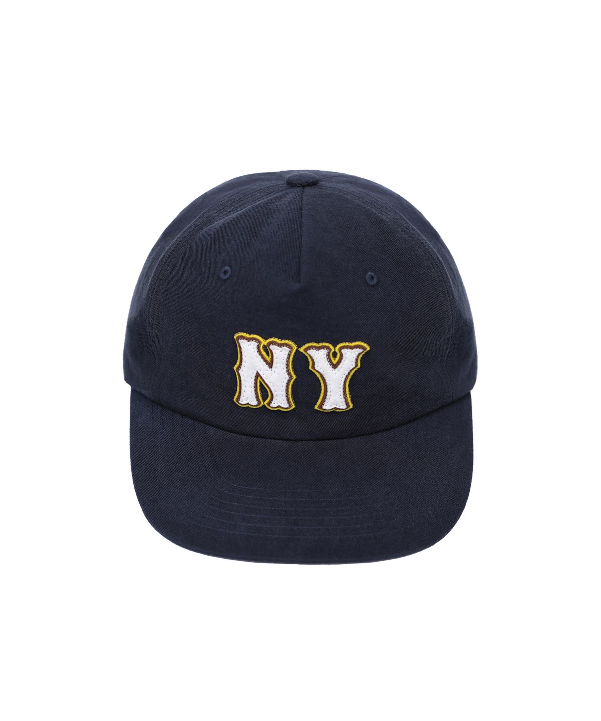 더뮤지엄비지터(THEMUSEUMVISITOR) NY APPLIQUE BALL CAP (NAVY)