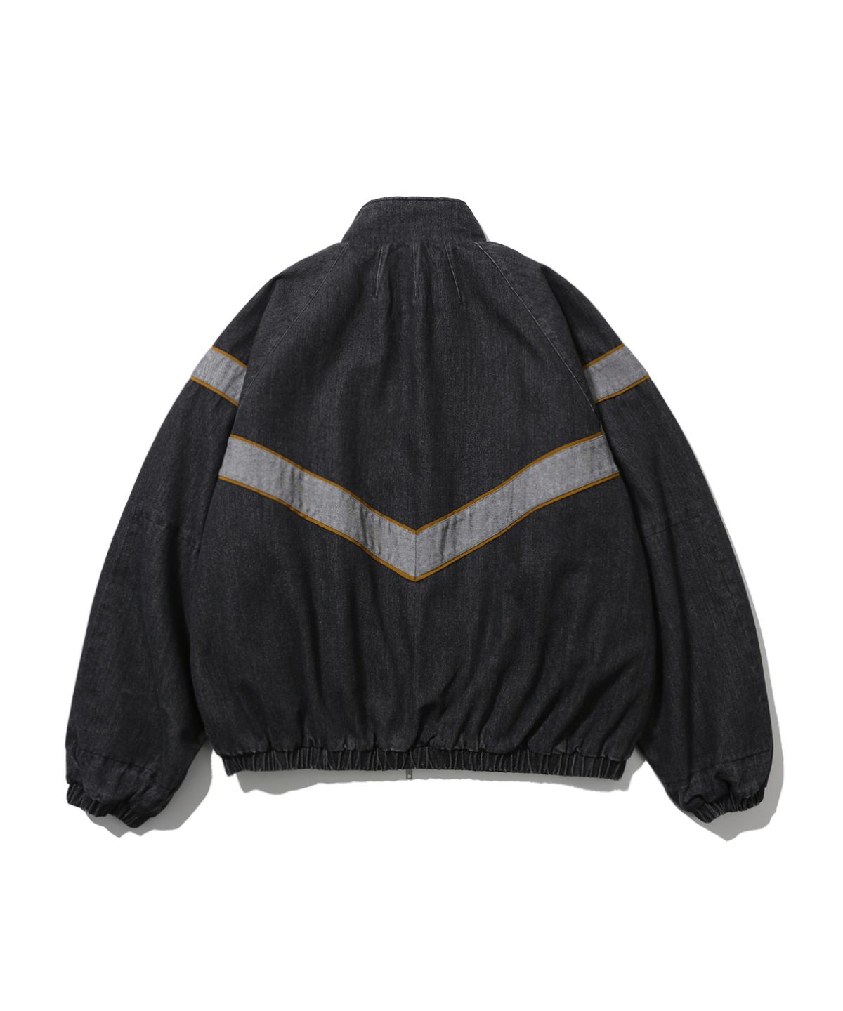 앵글런(ANGLAN) IPFU Track Denim Jacket - Washed Black