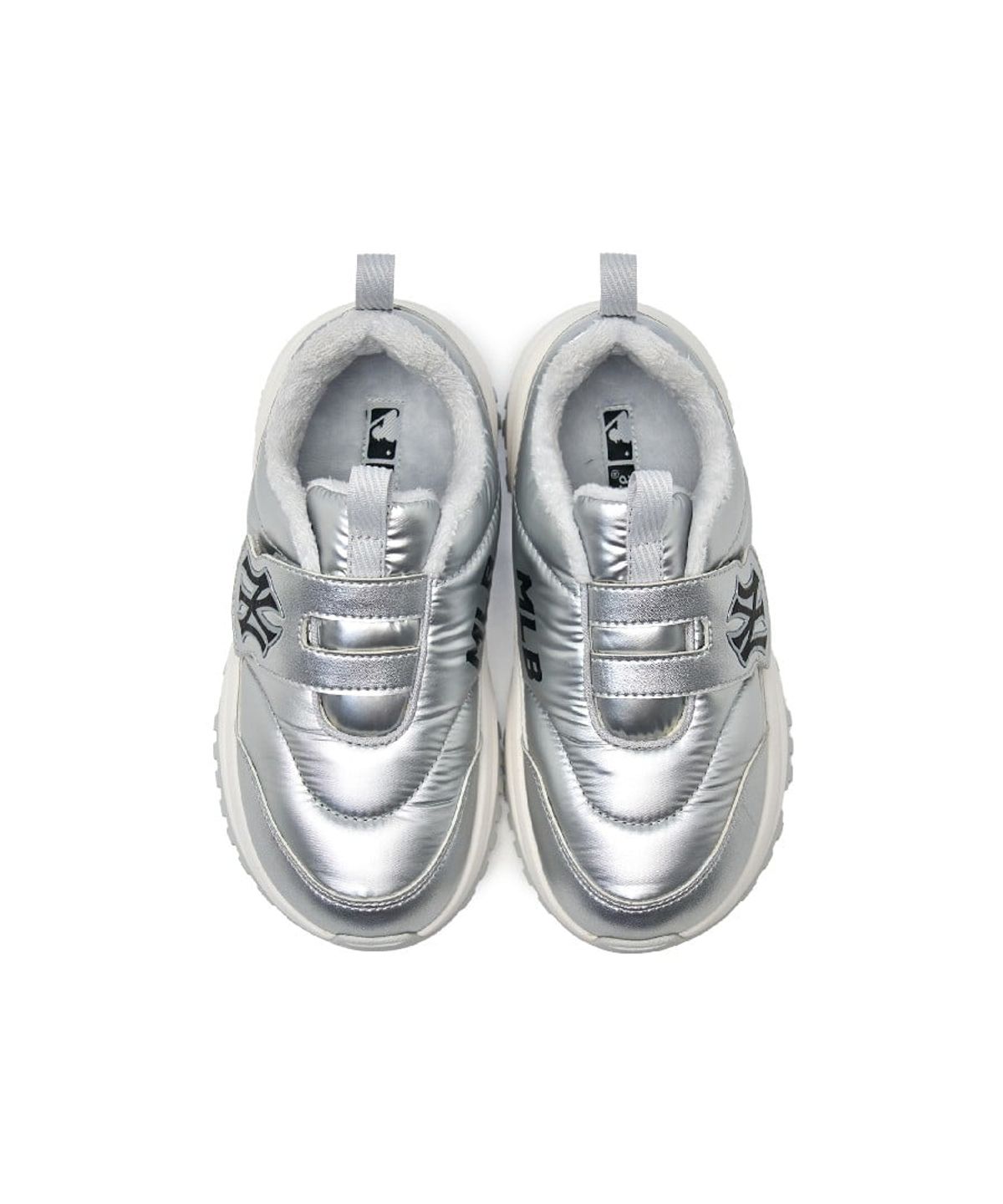 엠엘비 키즈(MLB KIDS) 범프 패딩 스니커즈 주니어 NY (Silver)