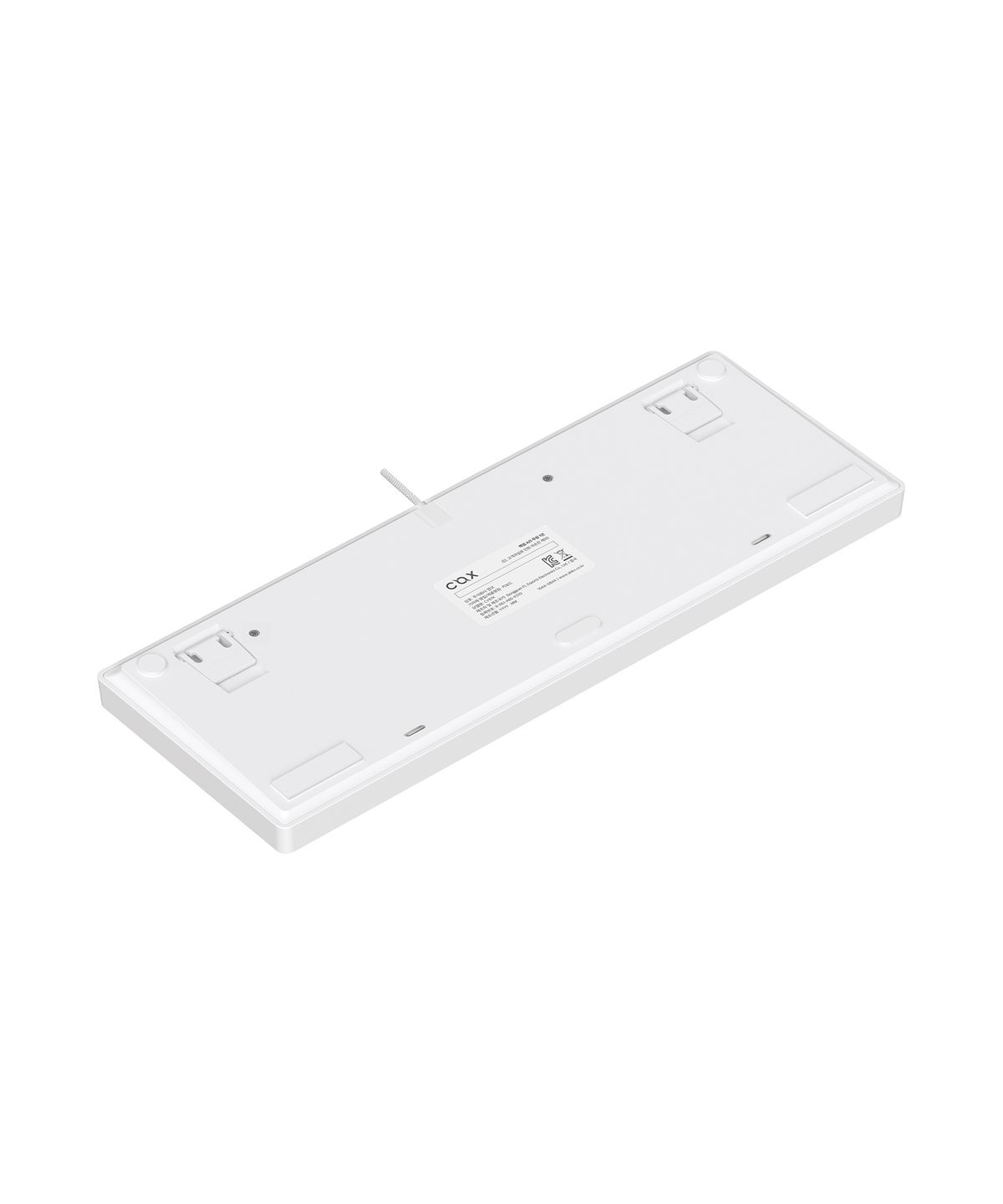 콕스(COX) CY87K V2 텐키리스 카일광축 게이밍 LED 화이트 적축 (방수)