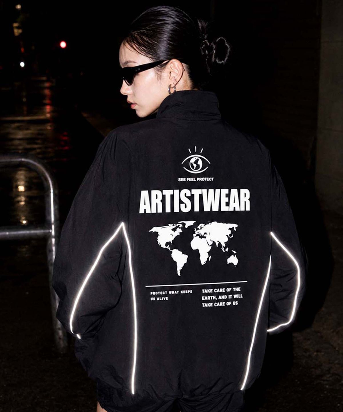 아티스트웨어(ARTISTWEAR) 월드프로텍트 파이핑 바람막이
