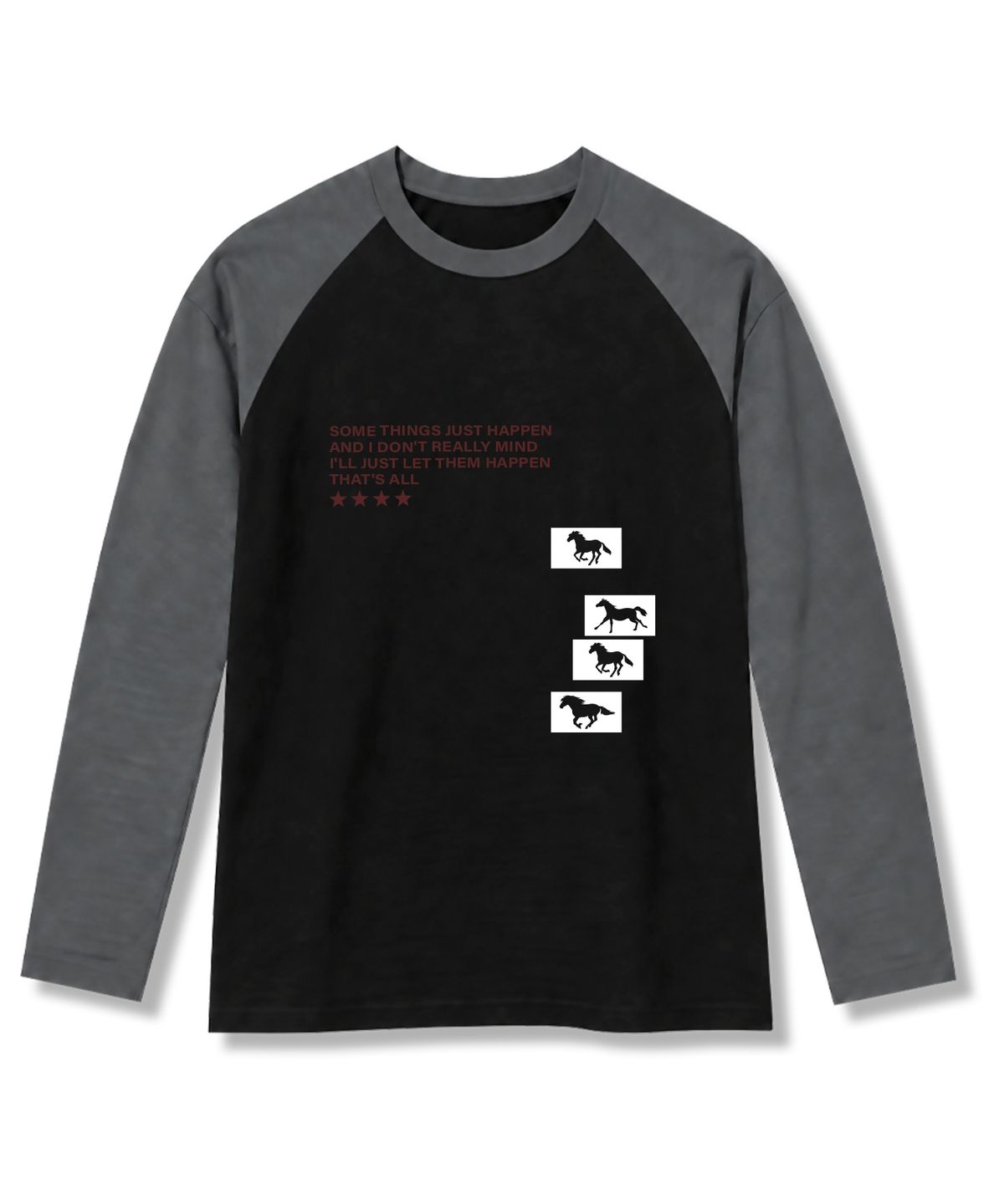 이지스티치(EASY STITCH) 리얼리마인드 나그랑 오버핏 롱슬리브 티셔츠 3COLOR