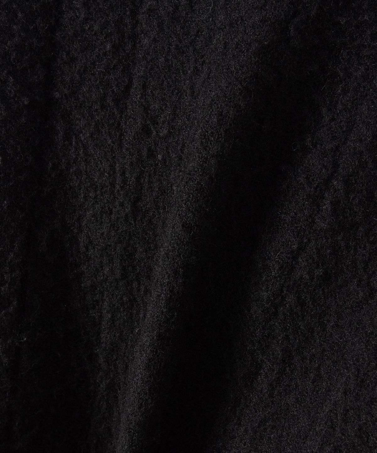 넌블랭크(NONBLANK) 브러쉬드 집 업 니트_BLACK