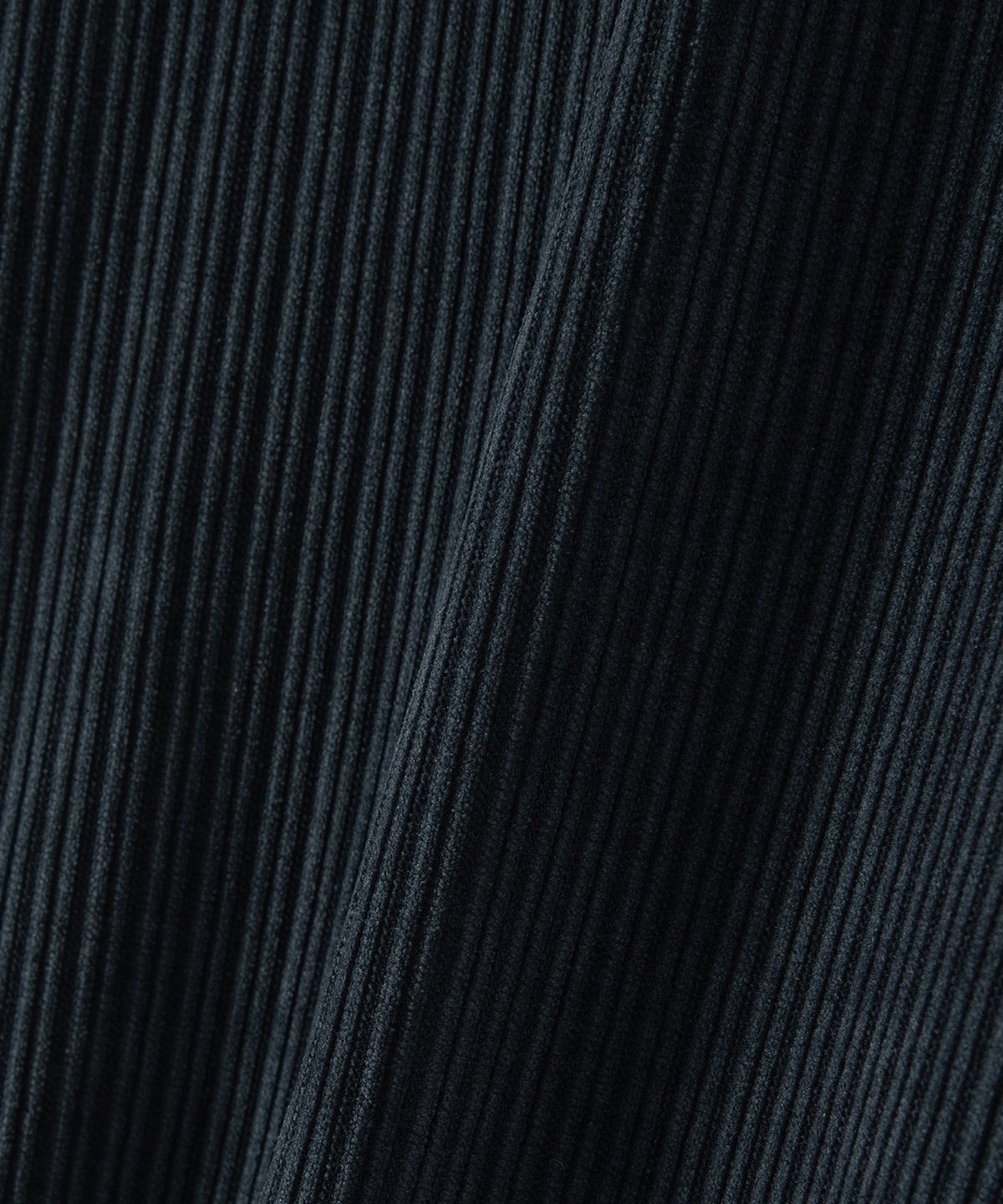 넌블랭크(NONBLANK) 벨로어 코듀로이 크롭 후드 집업_NAVY