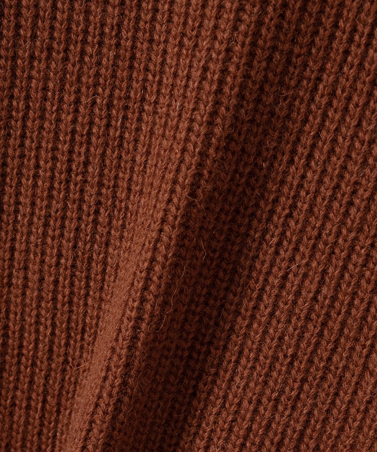 넌블랭크(NONBLANK) 캐시미어 블렌드 루즈 핏 하프 집업 칼라 니트_WALNUT