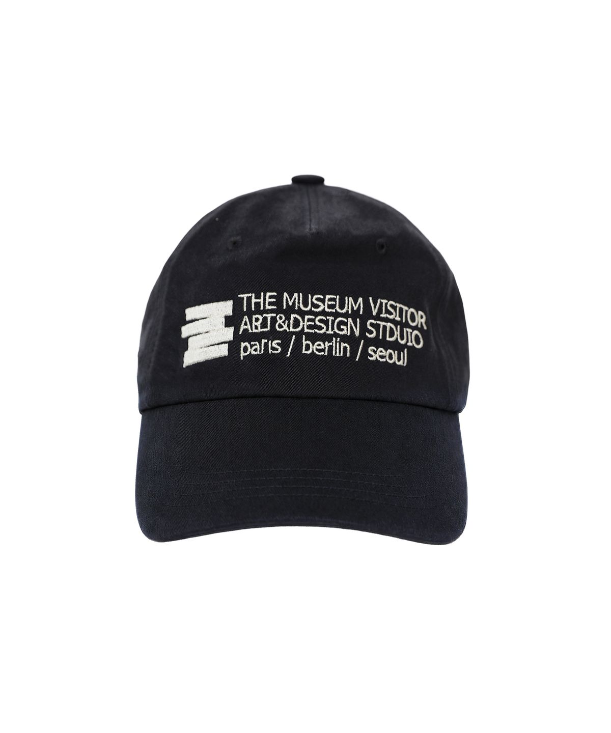 더뮤지엄비지터(THEMUSEUMVISITOR) THE MUSEUM VISITOR BALL CAP (NAVY)