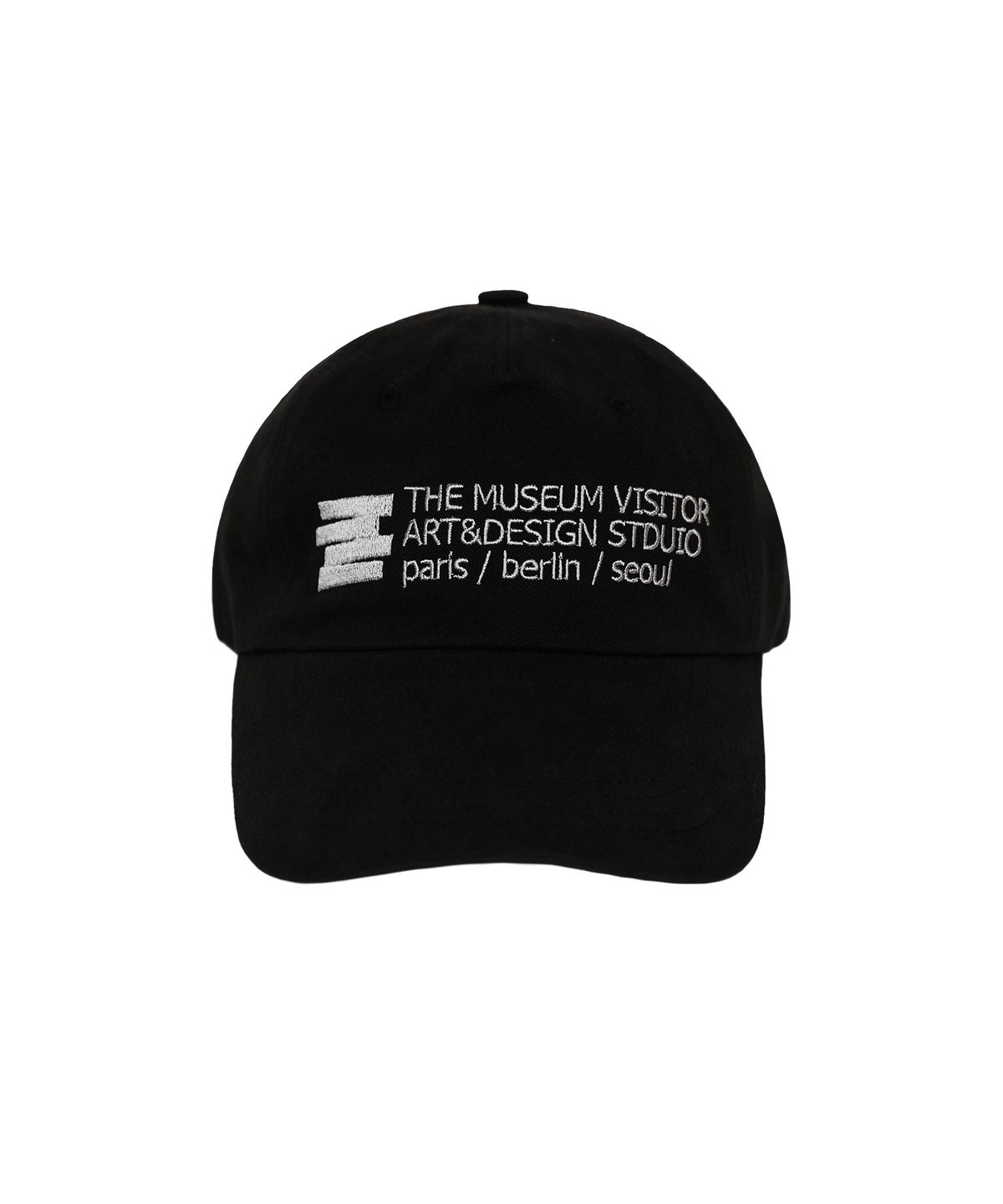 더뮤지엄비지터(THEMUSEUMVISITOR) THE MUSEUM VISITOR BALL CAP (BLACK)