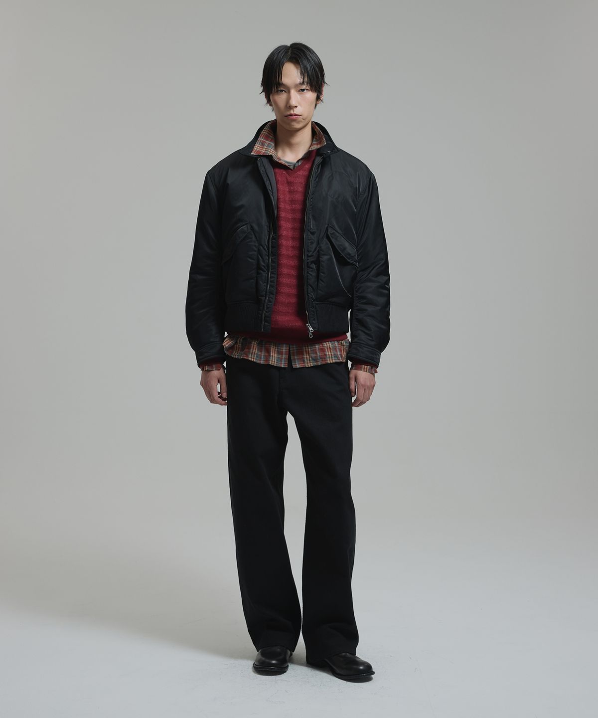 넌블랭크(NONBLANK) CWU 플라이트 자켓_BLACK