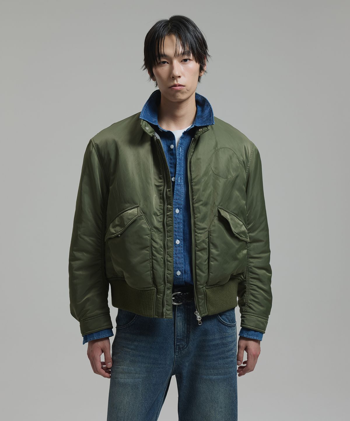 넌블랭크(NONBLANK) CWU 플라이트 자켓_KHAKI