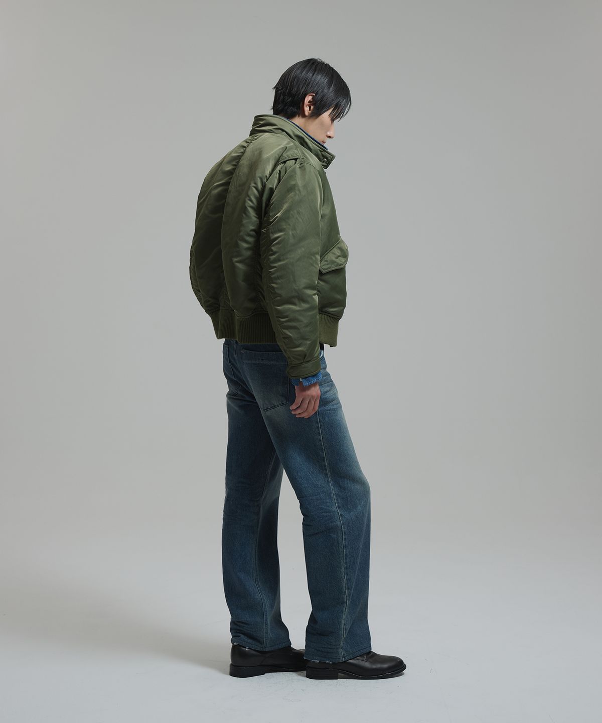 넌블랭크(NONBLANK) CWU 플라이트 자켓_KHAKI