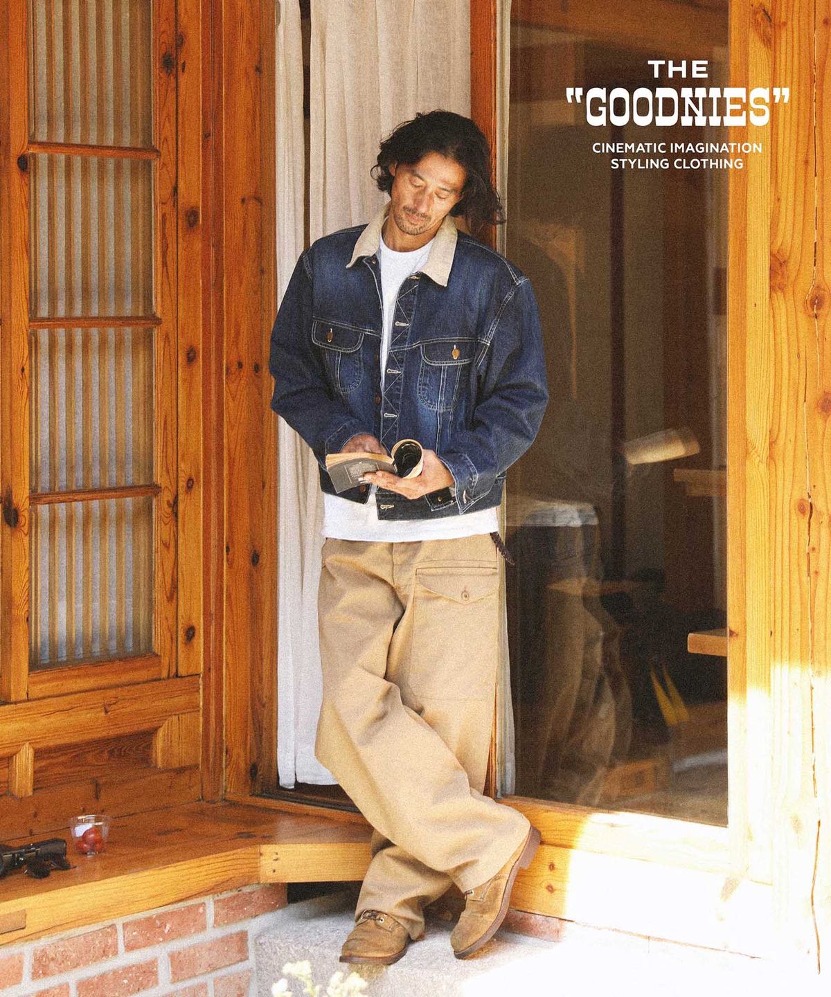 굿니스(GOODNIES) HOPE NEVER FADES. Denim Rider Jacket