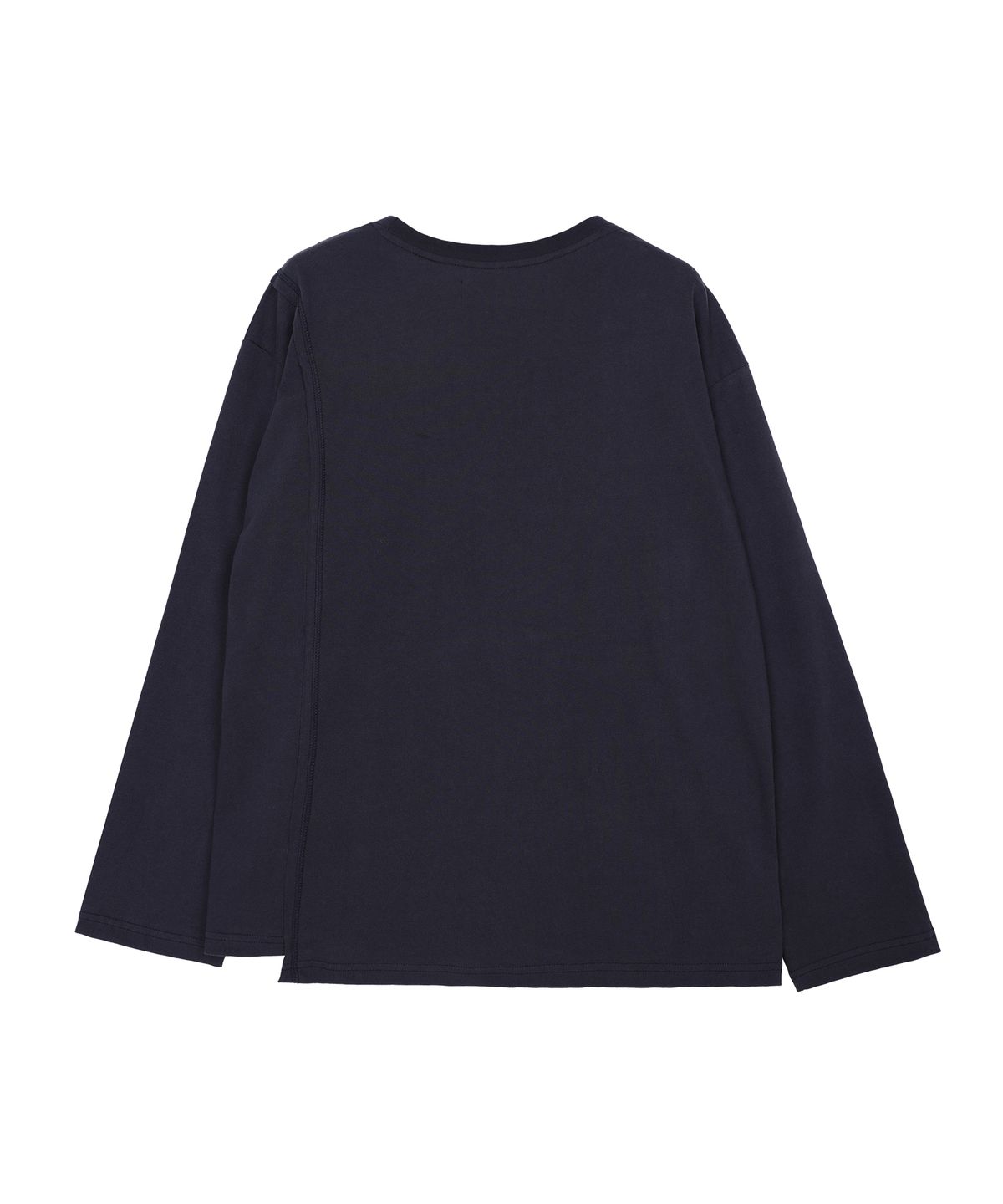 더뮤지엄비지터(THEMUSEUMVISITOR) EXHIBITION MULTI PANEL LONG SLEEVE (NAVY)