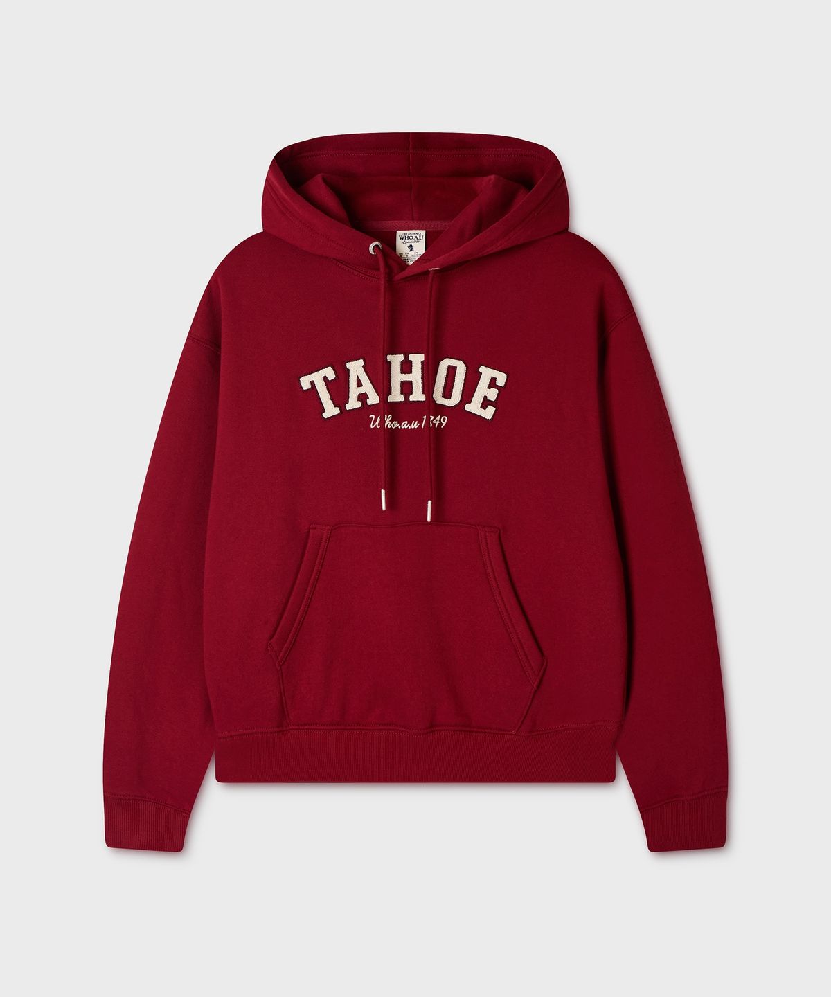 후아유(WHO.A.U) Boucle Logo Hoodie(Brushed) / WHMHG4T21F