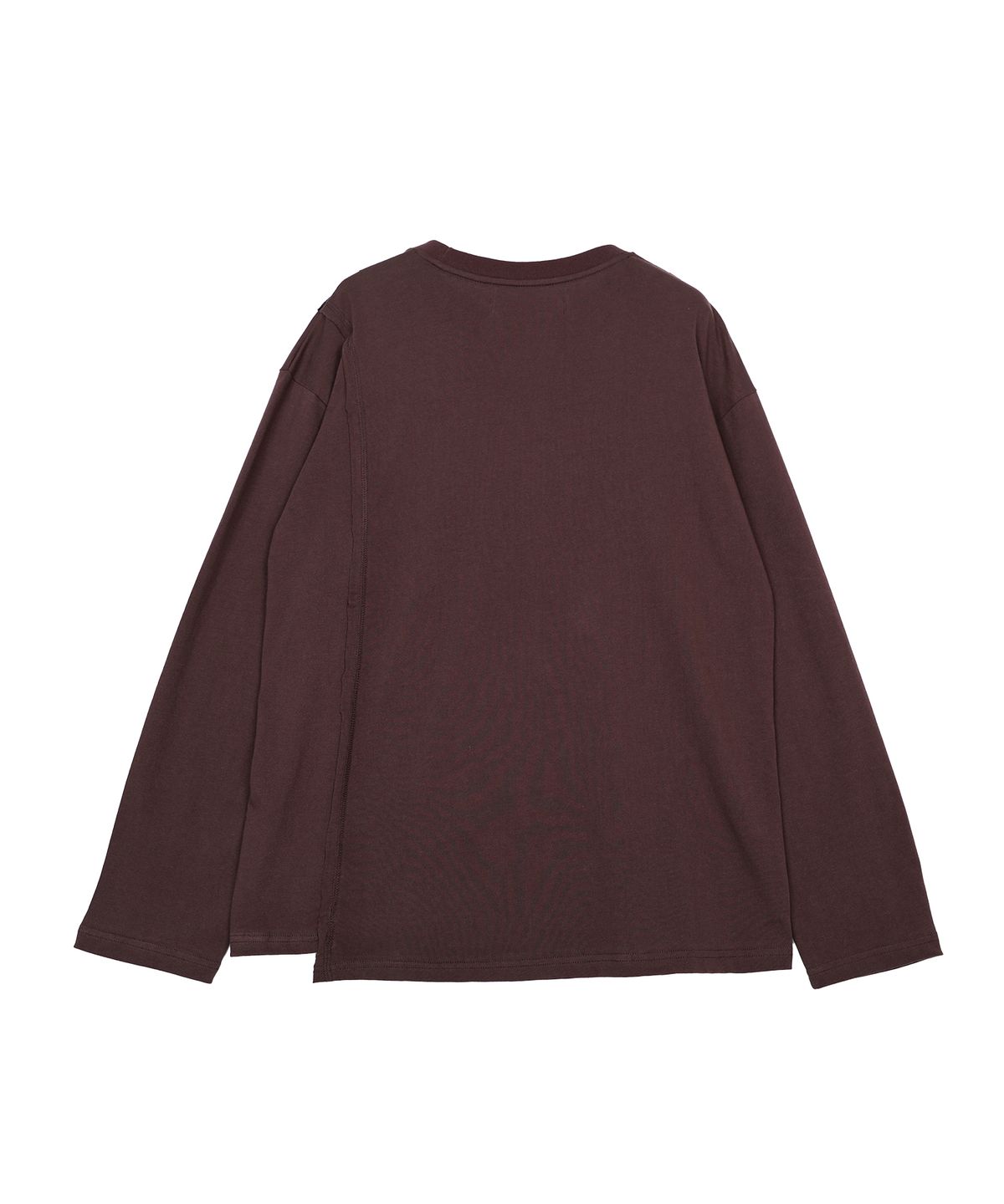 더뮤지엄비지터(THEMUSEUMVISITOR) EXHIBITION MULTI PANEL LONG SLEEVE (BROWN)