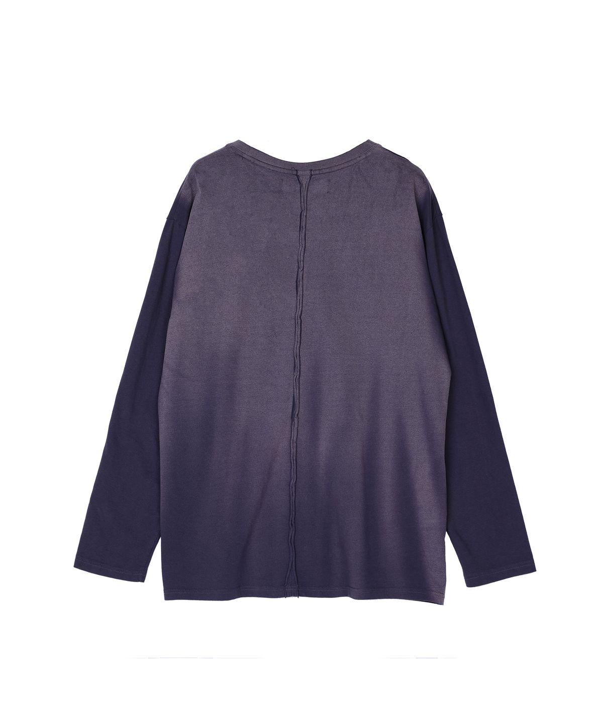 더뮤지엄비지터(THEMUSEUMVISITOR) DISTRESSED WASHED LONG SLEEVE (NAVY)