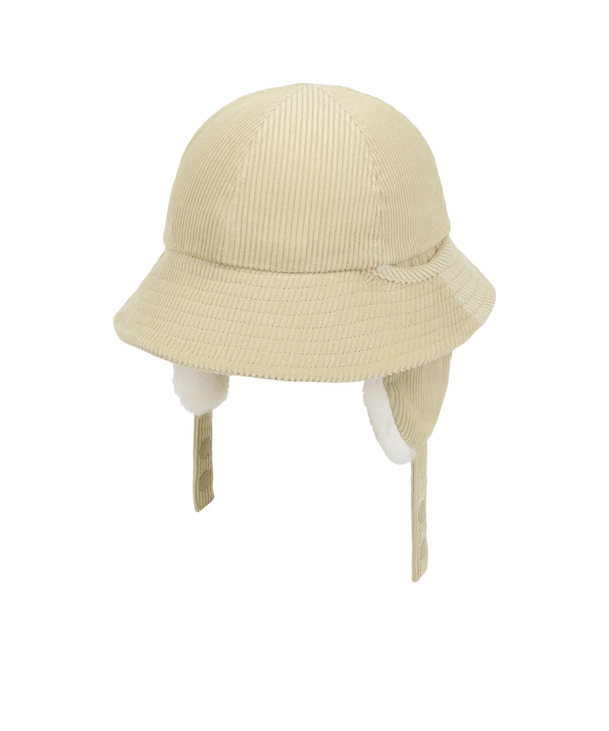 마리떼 키즈(MARITHÉ KIDS) KIDS SMALL CLASSIC LOGO CORDUROY BUCKET HAT beige