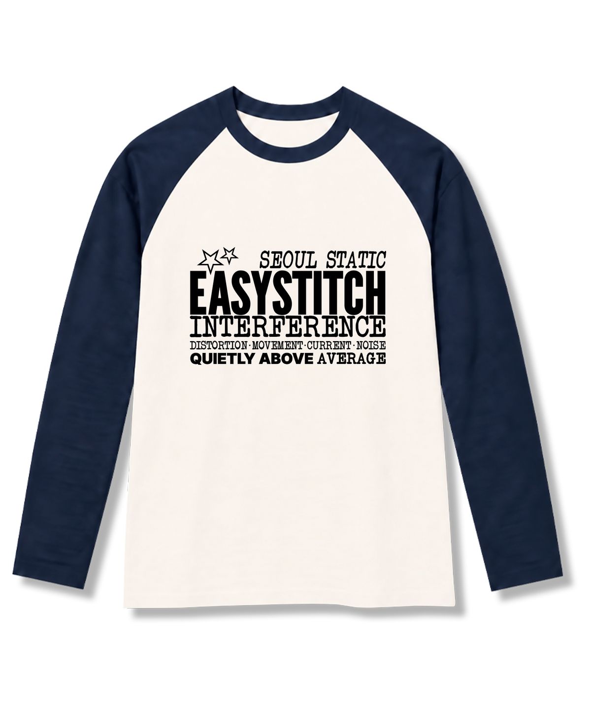 이지스티치(EASY STITCH) 인터퍼런스 나그랑 오버핏 롱슬리브 티셔츠 3COLOR