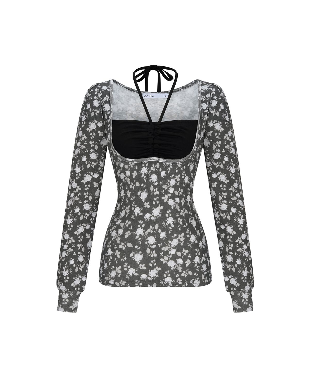일리오(ILLIO) Black rose Giselle longsleeve