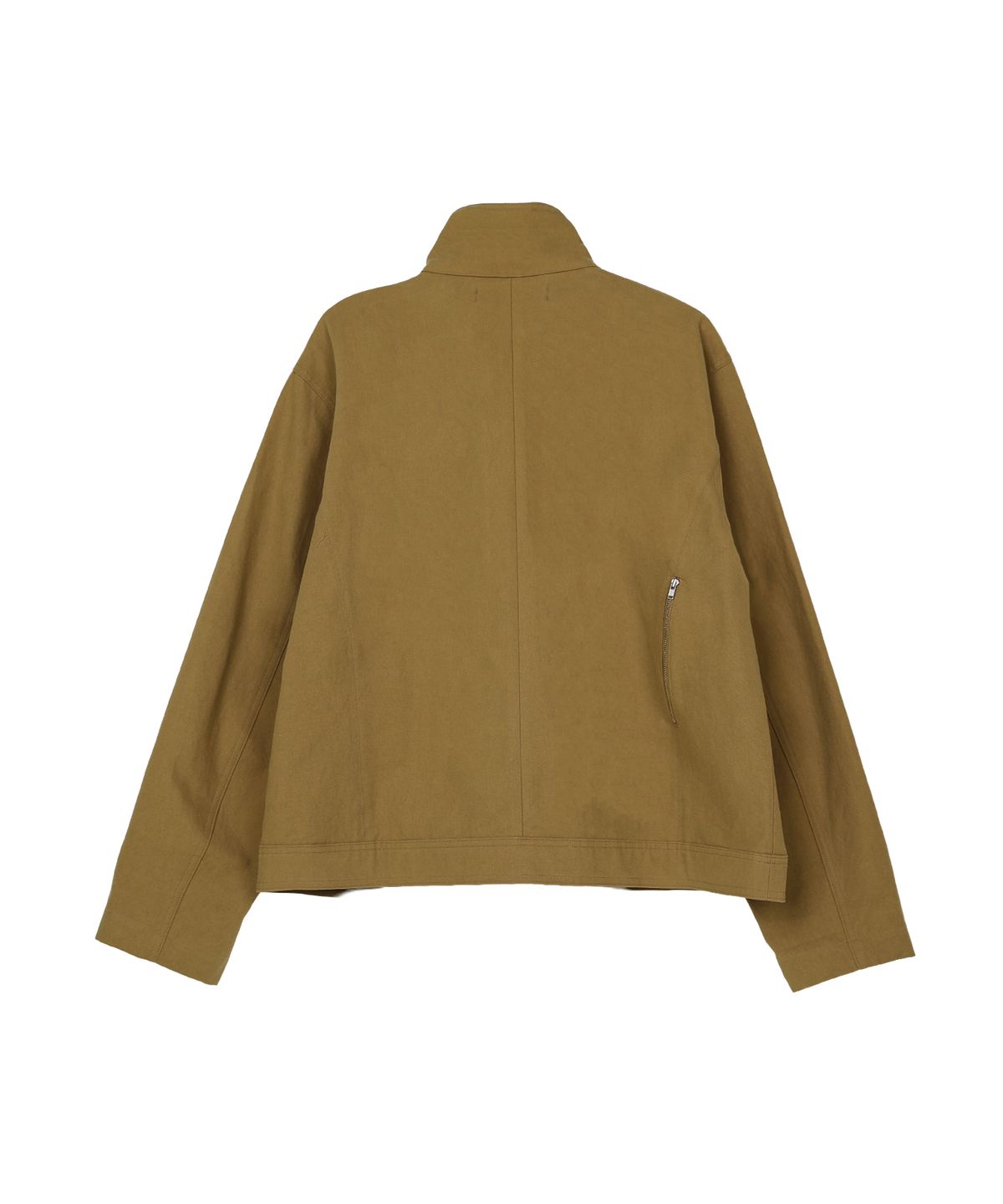 더뮤지엄비지터(THEMUSEUMVISITOR) MULTI - ZIP COTTON JACKET (BEIGE)