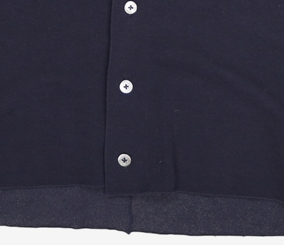우마뭉(UMARMUNG) Fine cotton china collar shirts_Deep sea L