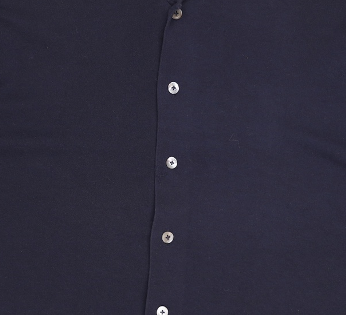 우마뭉(UMARMUNG) Fine cotton china collar shirts_Deep sea L