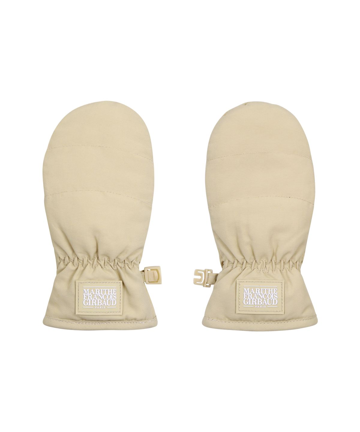 마리떼 키즈(MARITHÉ KIDS) KIDS CLASSIC LOGO PADDING MITTEN beige