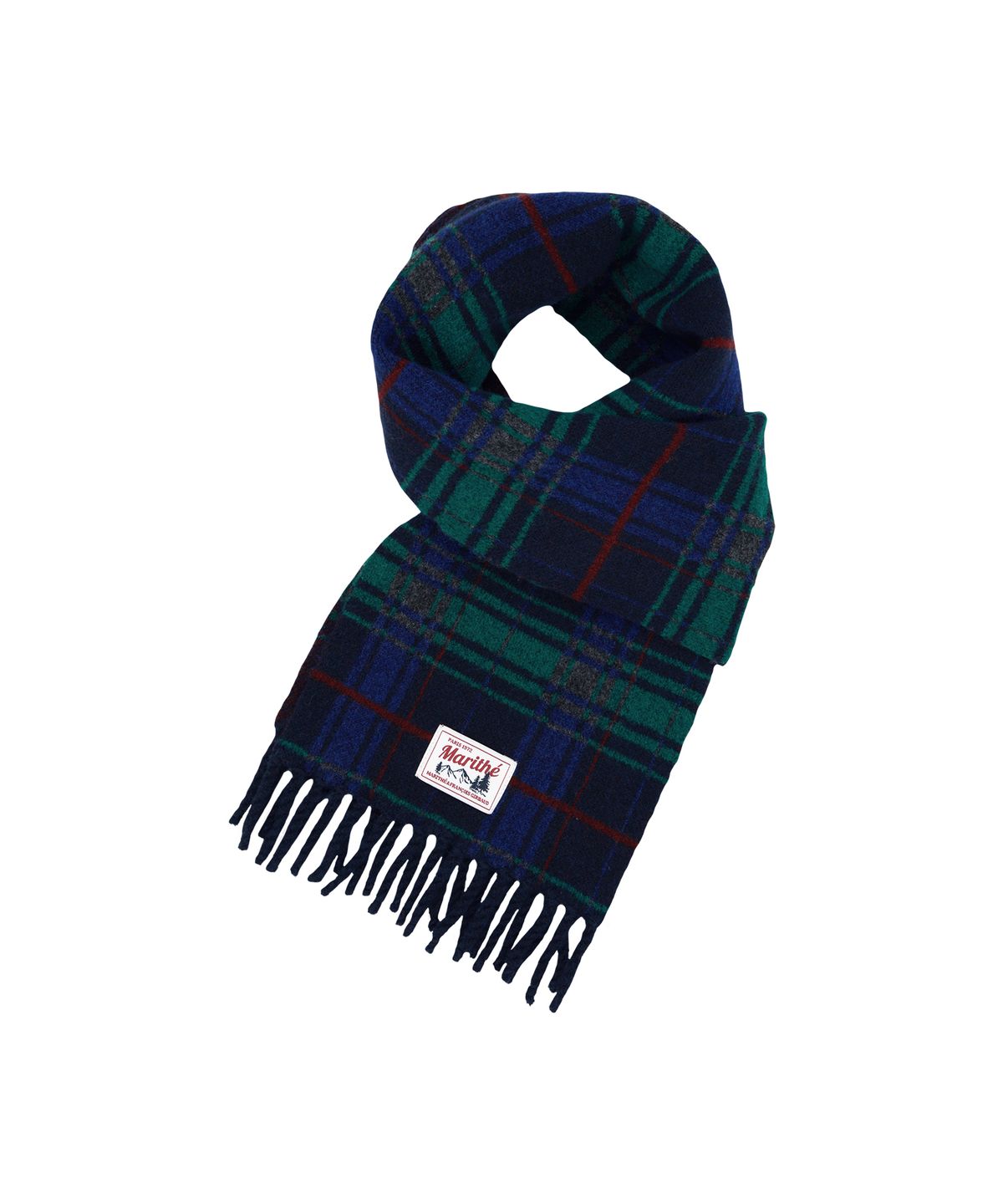 마리떼 키즈(MARITHÉ KIDS) KIDS CHECK MUFFLER navy