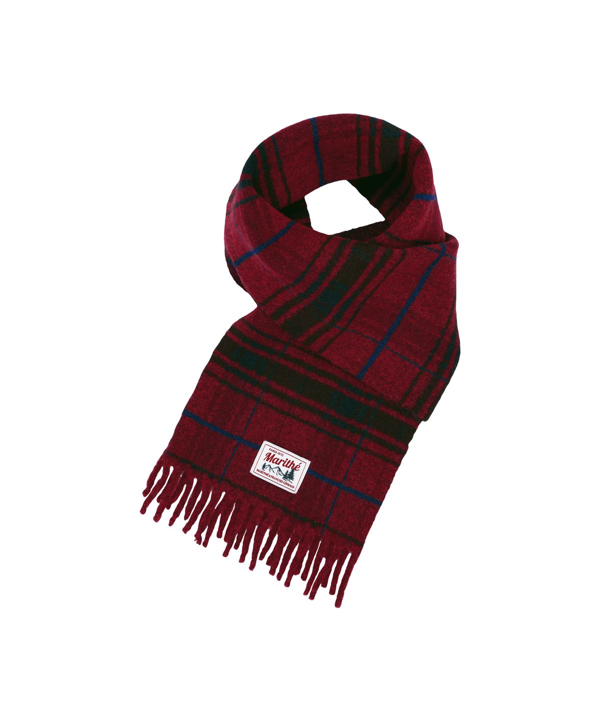 마리떼 키즈(MARITHÉ KIDS) KIDS CHECK MUFFLER burgundy