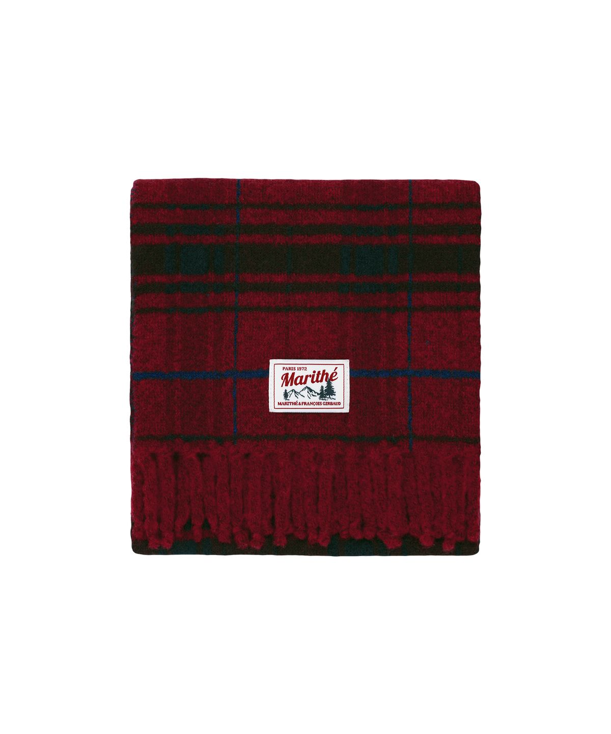 마리떼 키즈(MARITHÉ KIDS) KIDS CHECK MUFFLER burgundy
