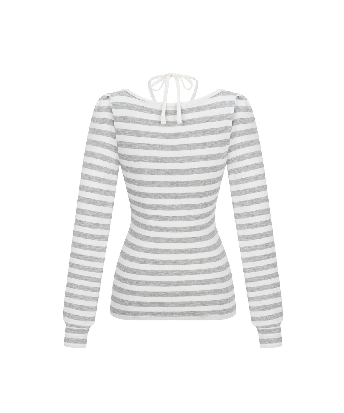 일리오(ILLIO) Gray stripe Giselle longsleeve