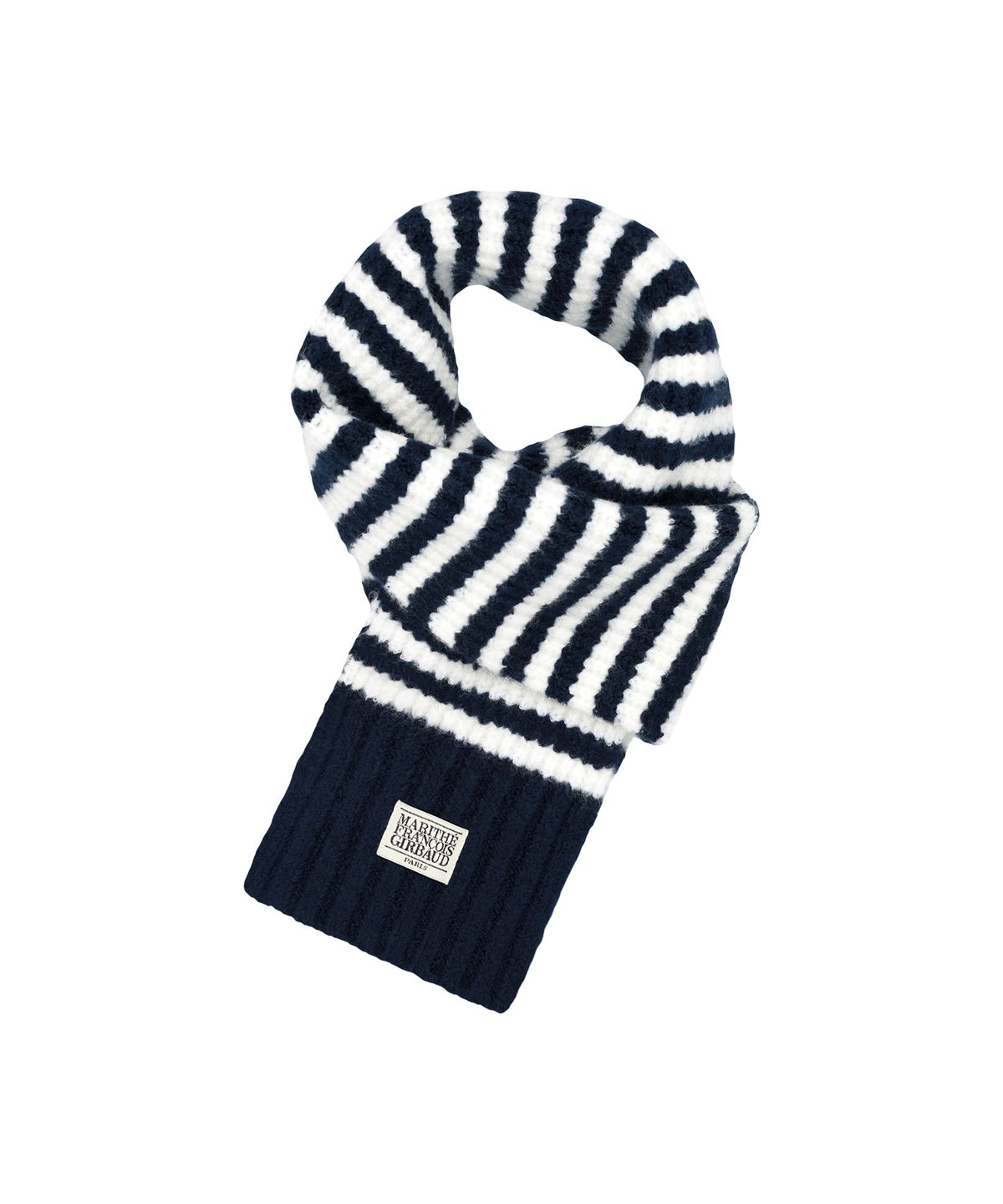 마리떼 키즈(MARITHÉ KIDS) KIDS CLASSIC LOGO KNIT MUFFLER stripe
