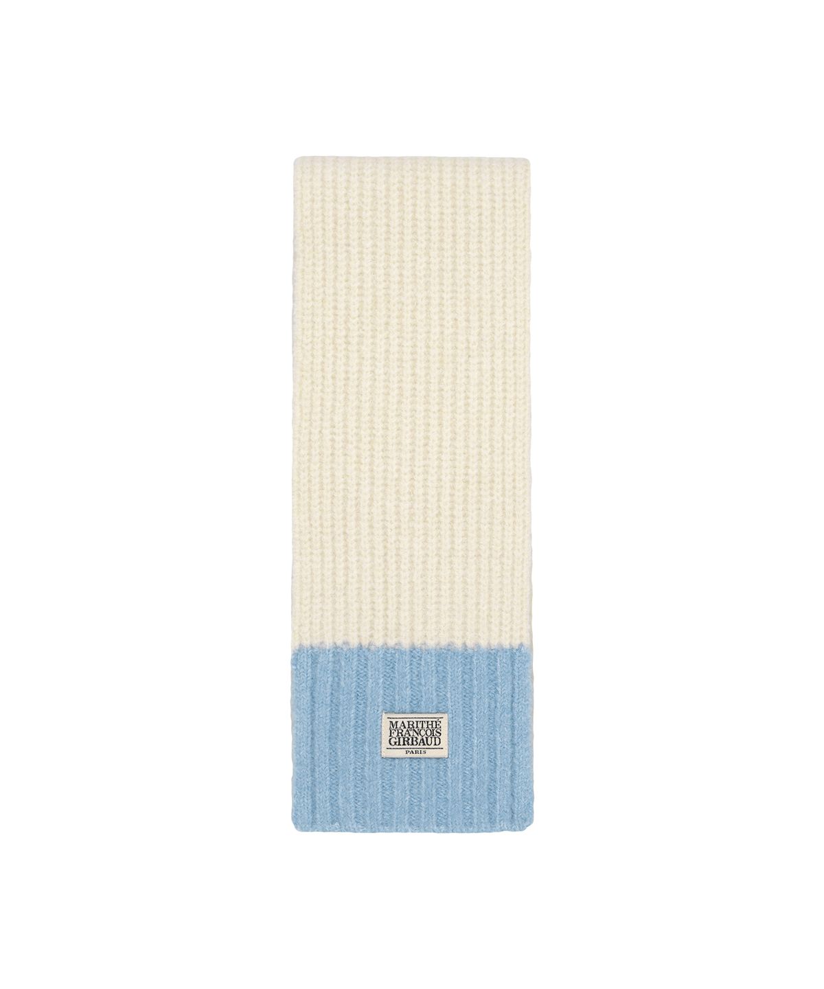 마리떼 키즈(MARITHÉ KIDS) KIDS CLASSIC LOGO KNIT MUFFLER cream