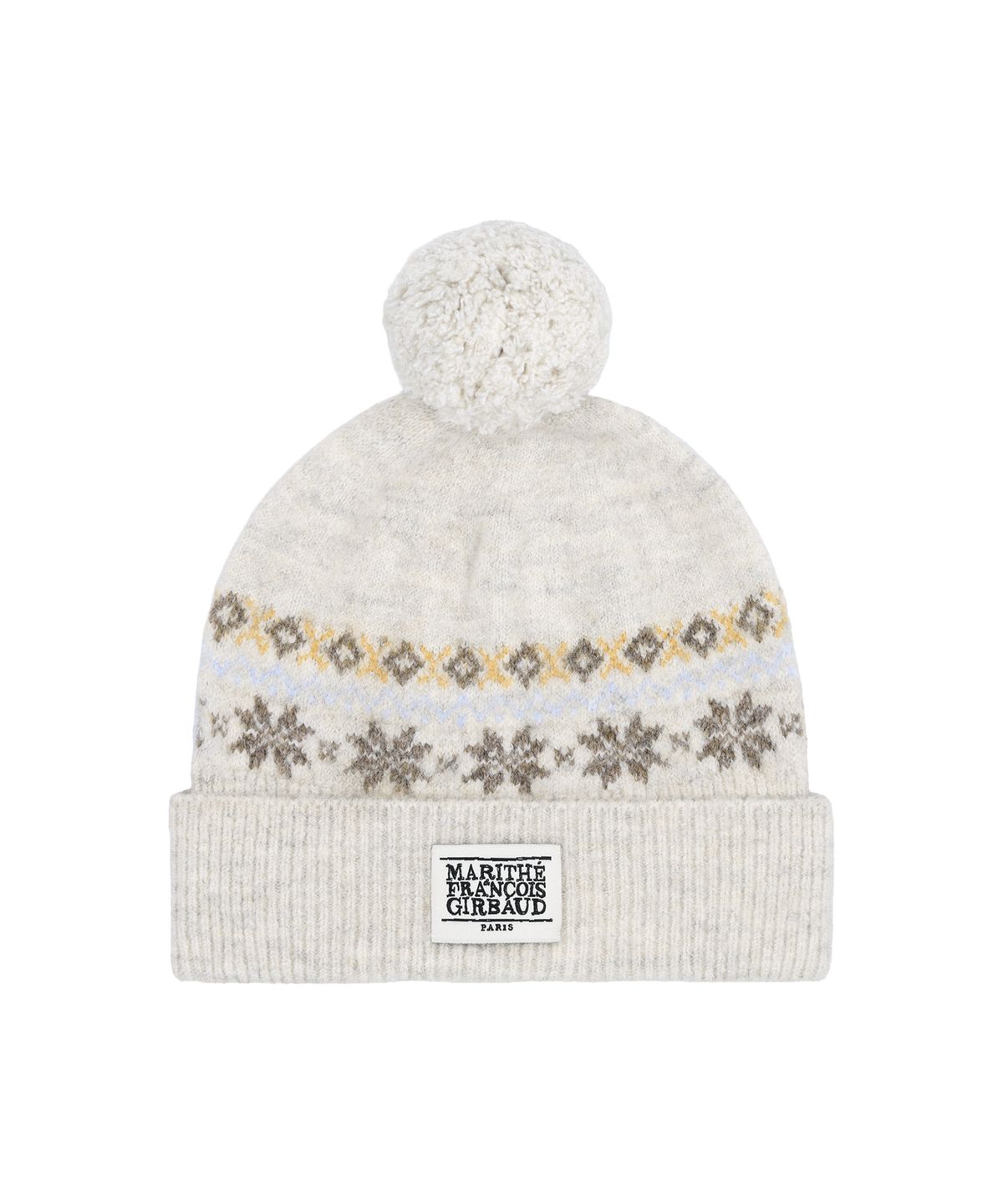 마리떼 키즈(MARITHÉ KIDS) KIDS NORDIC JACQUARD BEANIE oatmeal