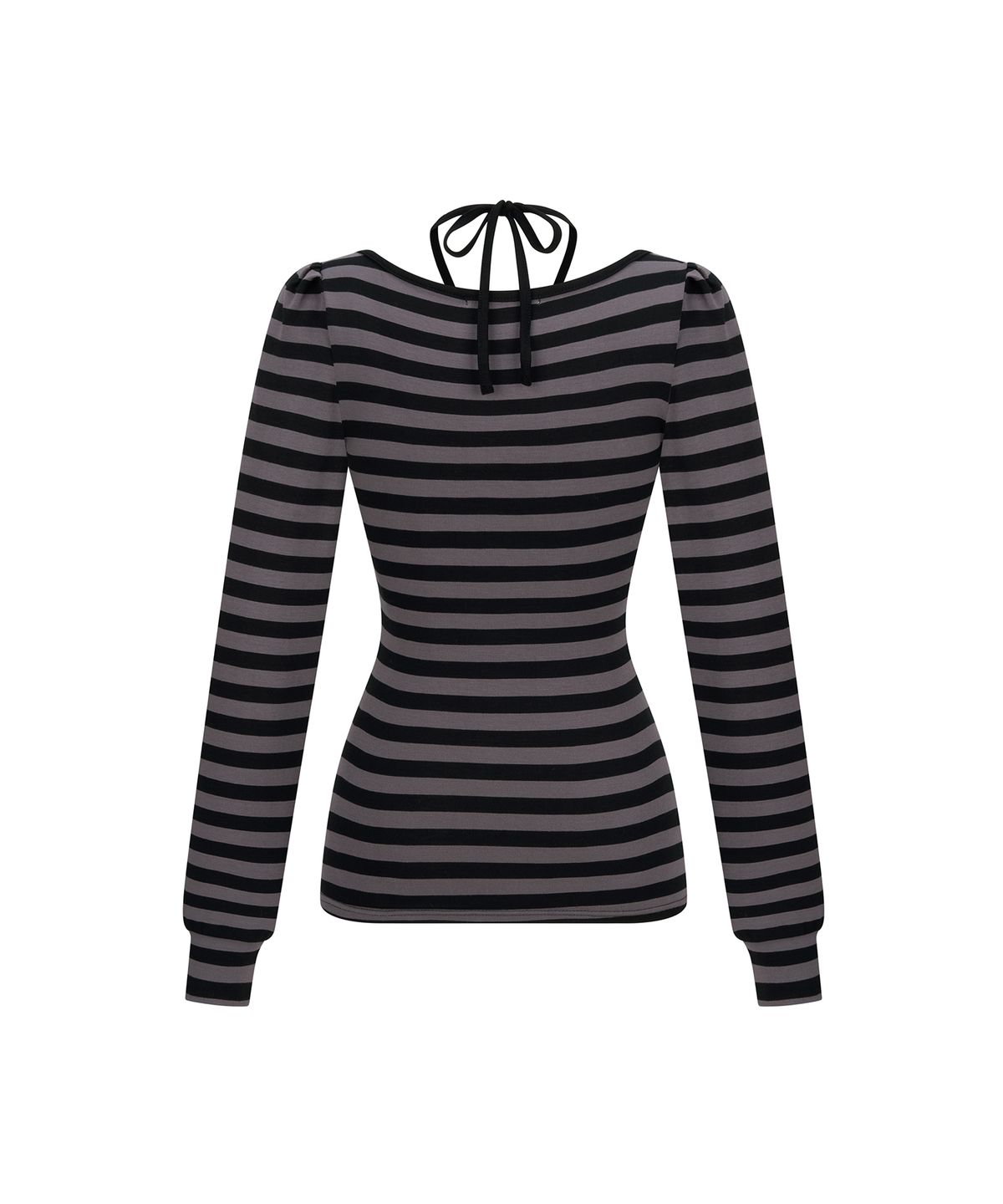 일리오(ILLIO) Dark gray stripe Giselle longsleeve