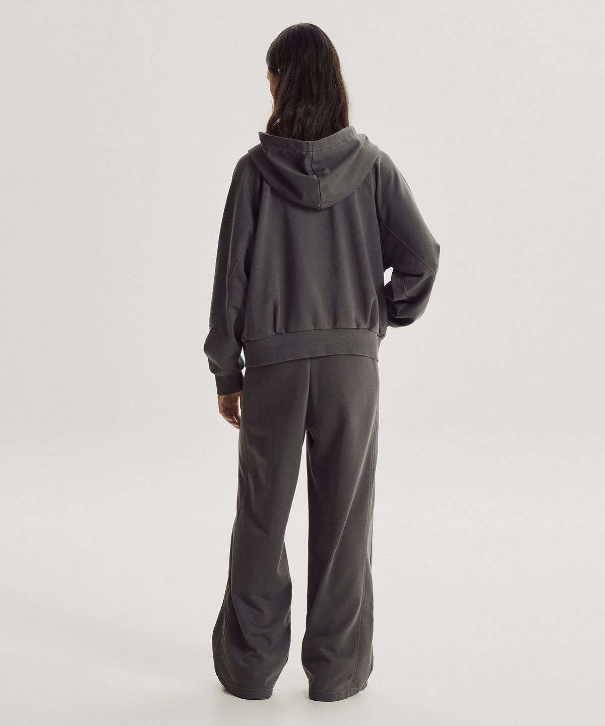 뉴발란스(NEW BALANCE) NBMLG4W962 / WOMEN 에센셜 다잉 와이드팬츠 (D/CHARCOAL)