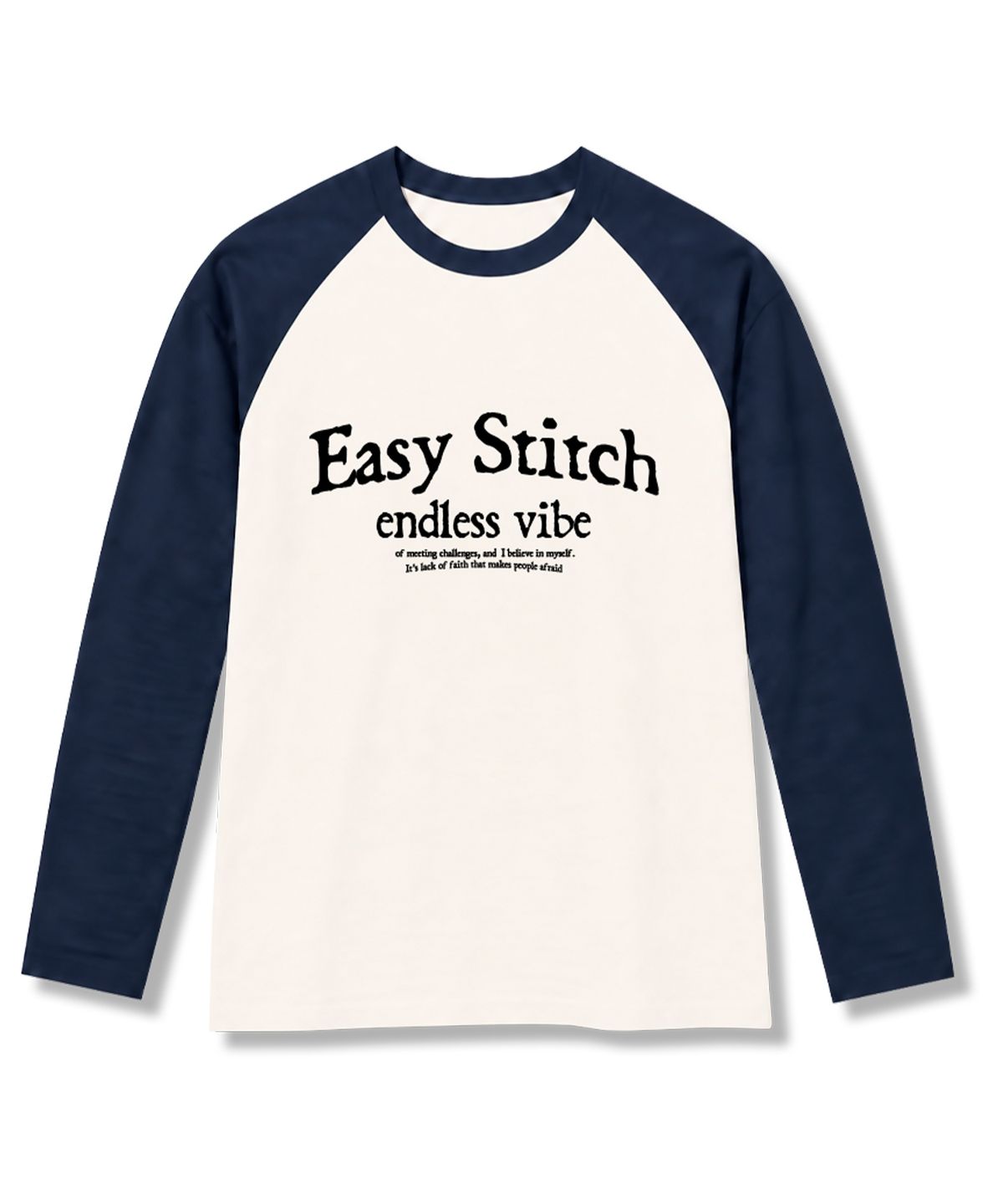 이지스티치(EASY STITCH) 아치바이브 나그랑 오버핏 롱슬리브 티셔츠 3COLOR