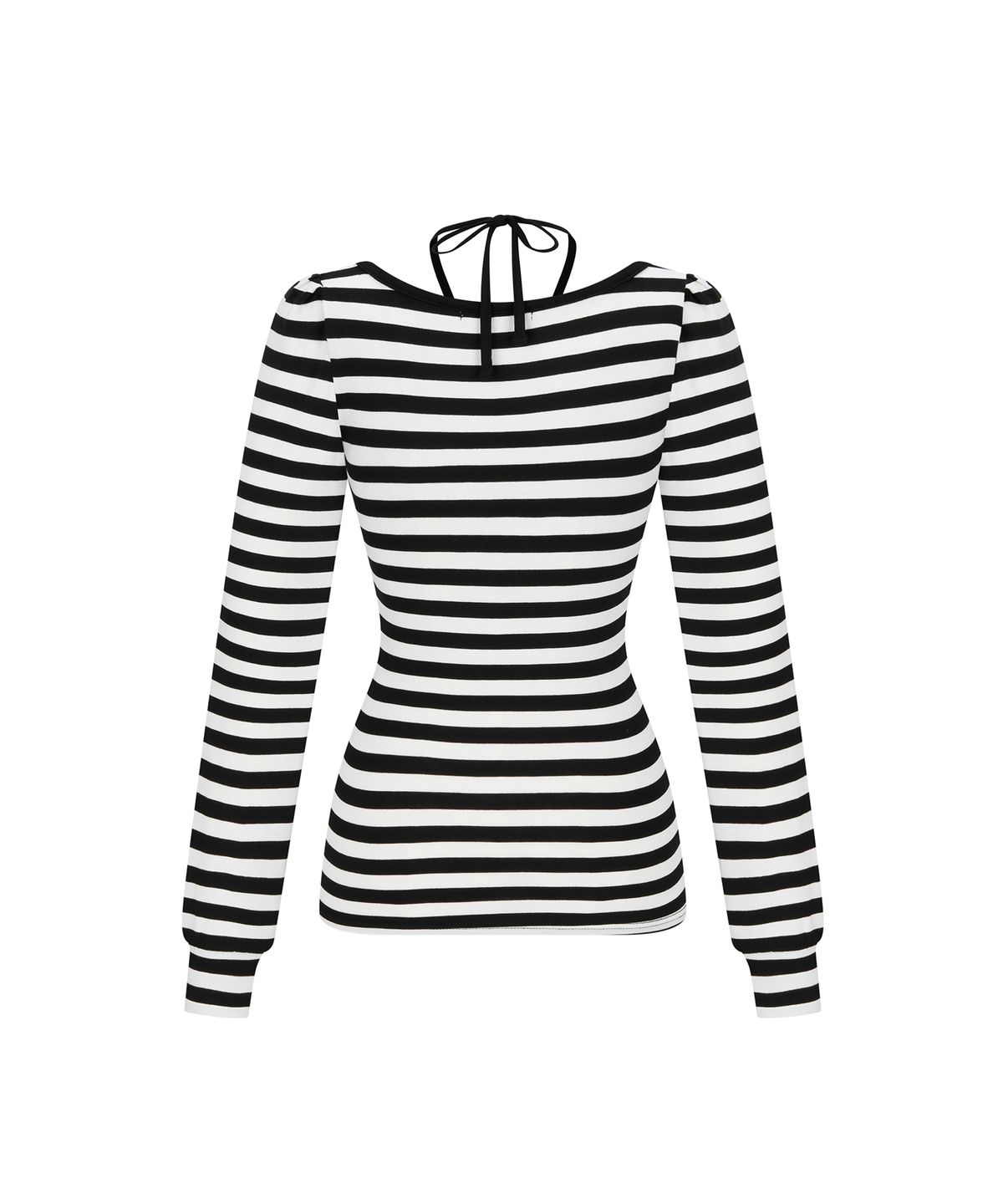 일리오(ILLIO) Black stripe Giselle longsleeve