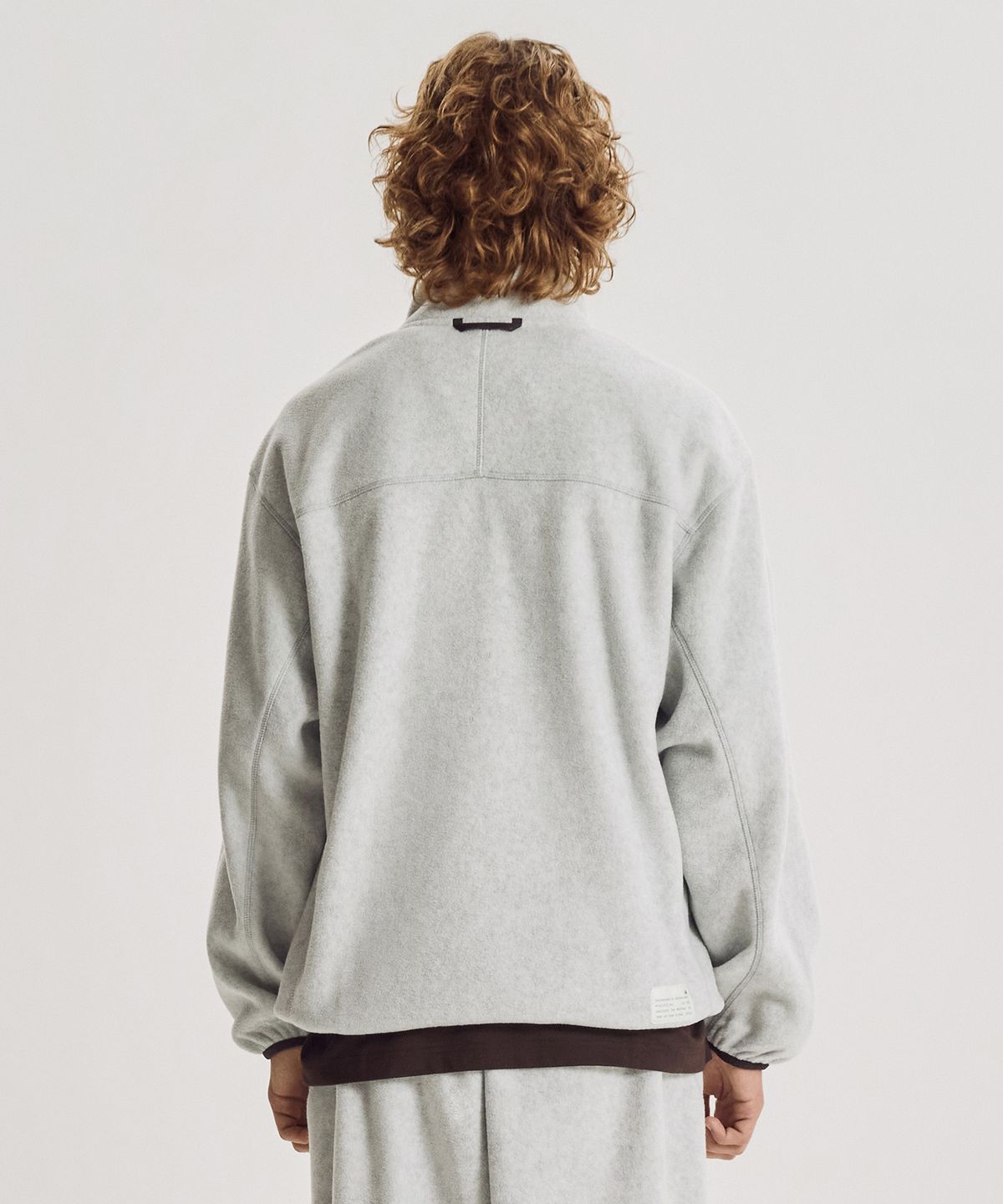뉴발란스(NEW BALANCE) NBNCG41903 / UNI 플라잉 AEROHEAT 플리스 아노락 (OATMEAL)