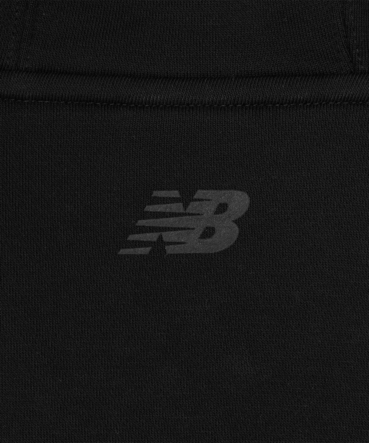 뉴발란스(NEW BALANCE) NBMDG41003 / UNI 에센셜 클래식 기모 후드집업 (BLACK)