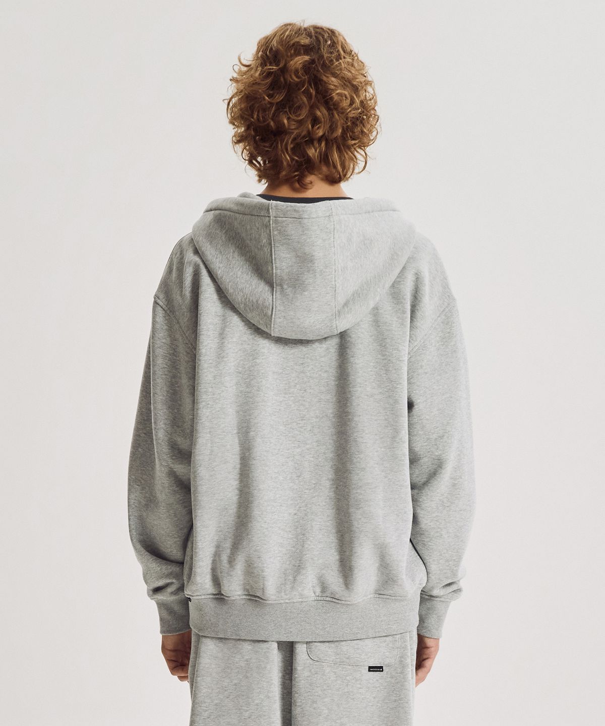 뉴발란스(NEW BALANCE) NBMDG41003 / UNI 에센셜 클래식 기모 후드집업 (M/GRAY)