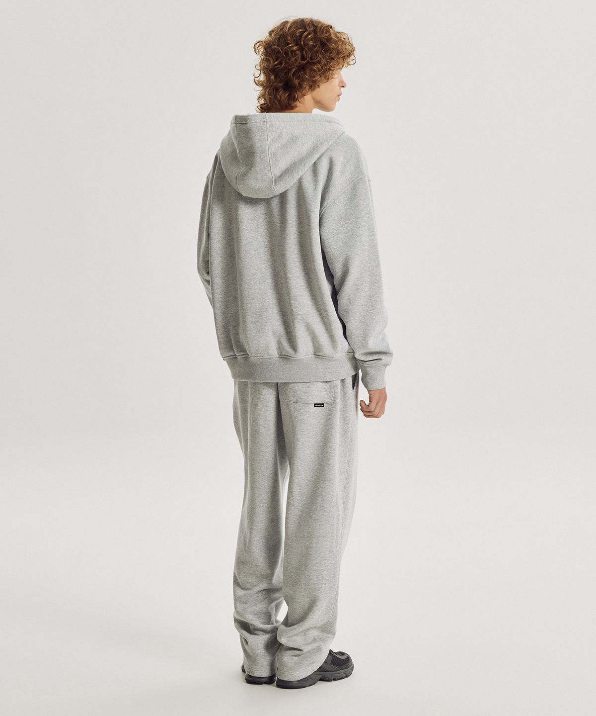 뉴발란스(NEW BALANCE) NBMDG41003 / UNI 에센셜 클래식 기모 후드집업 (M/GRAY)