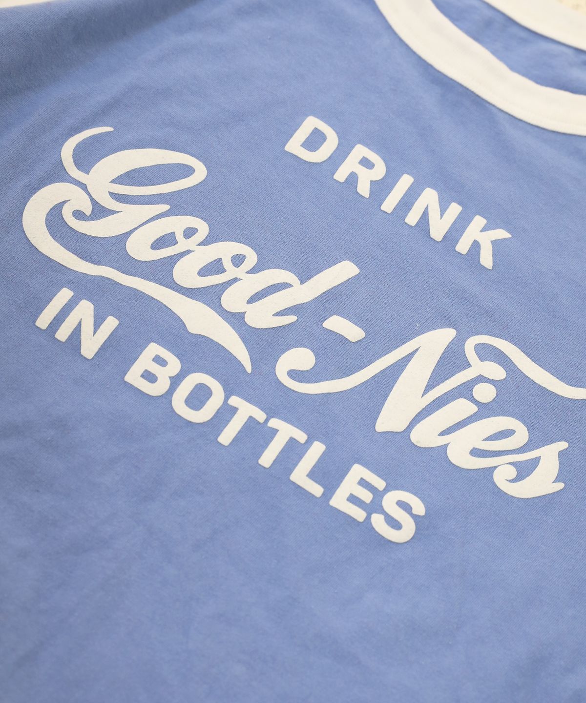 굿니스(GOODNIES) DRINK Good Nies. 3/4 Sleeve Raglan T-Shirt