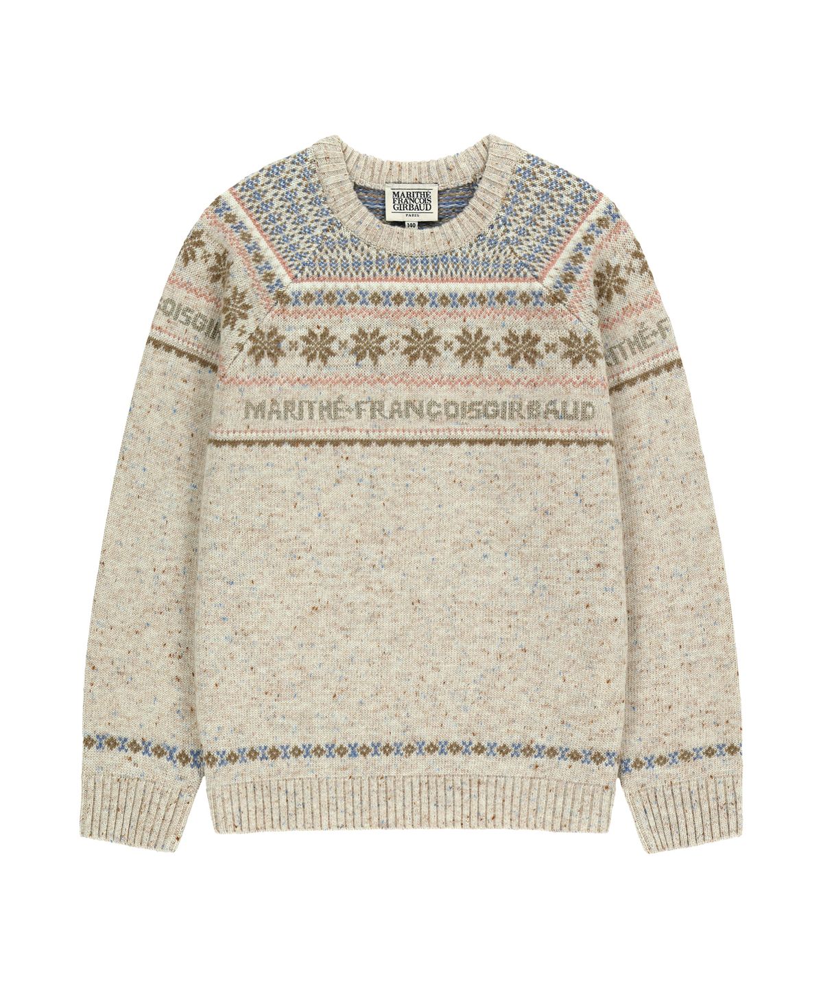 마리떼 키즈(MARITHÉ KIDS) KIDS NORDIC KNIT PULLOVER oatmeal