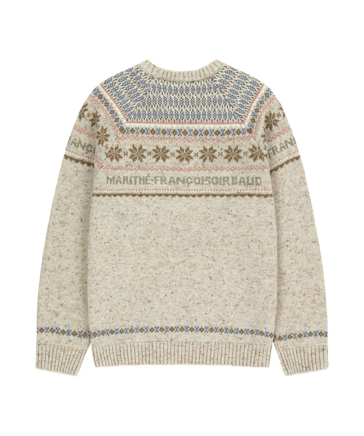 마리떼 키즈(MARITHÉ KIDS) KIDS NORDIC KNIT PULLOVER oatmeal