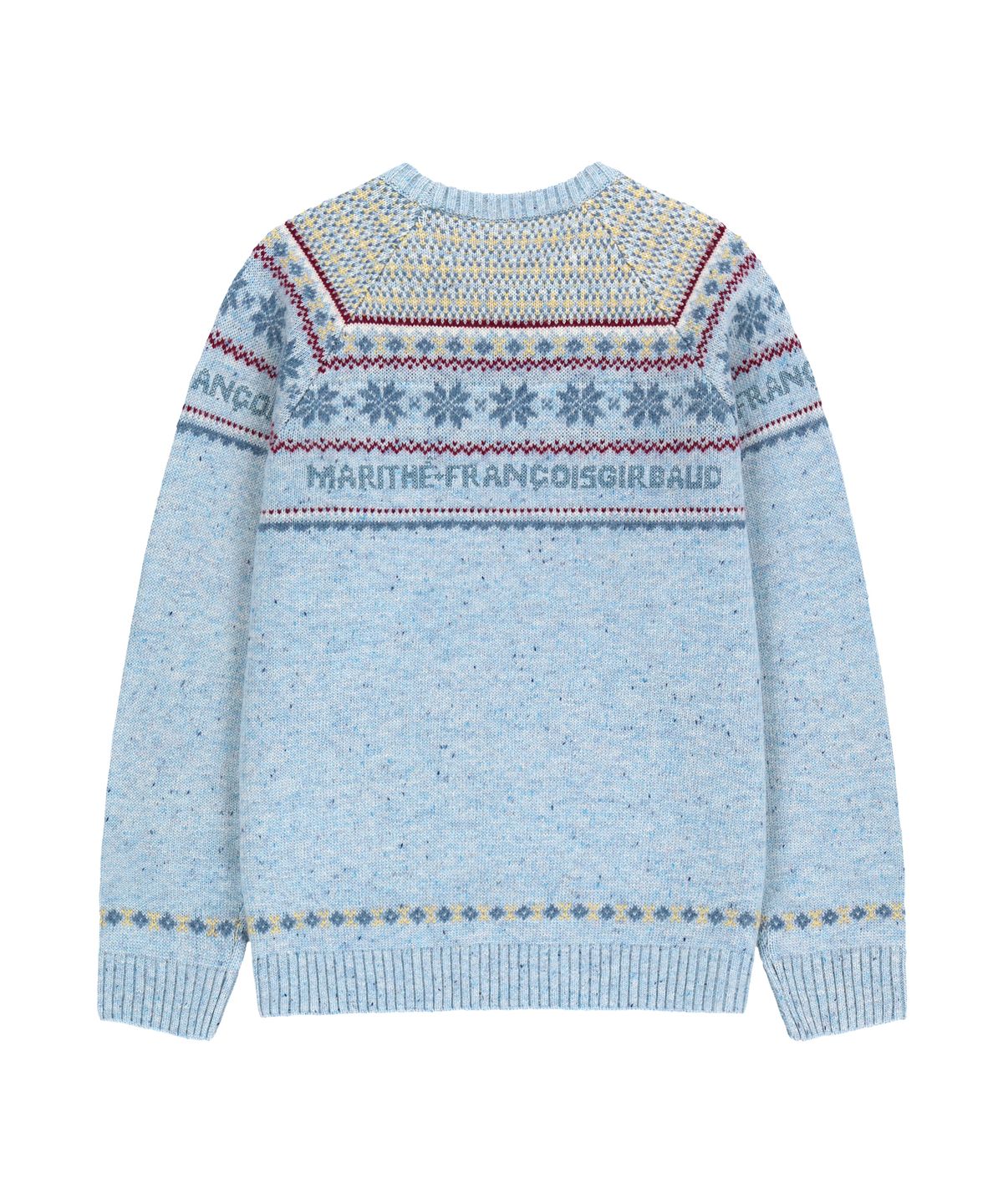 마리떼 키즈(MARITHÉ KIDS) KIDS NORDIC KNIT PULLOVER blue