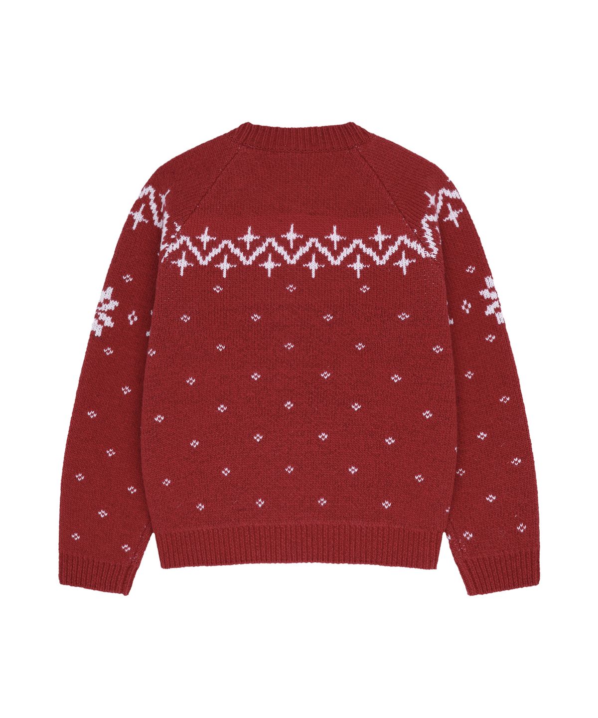 마리떼 키즈(MARITHÉ KIDS) KIDS COWICHAN KNIT PULLOVER red