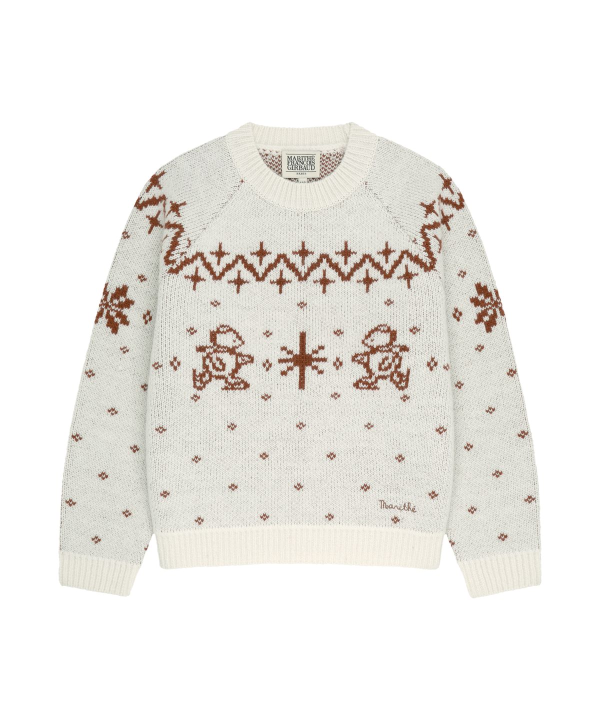 마리떼 키즈(MARITHÉ KIDS) KIDS COWICHAN KNIT PULLOVER ivory